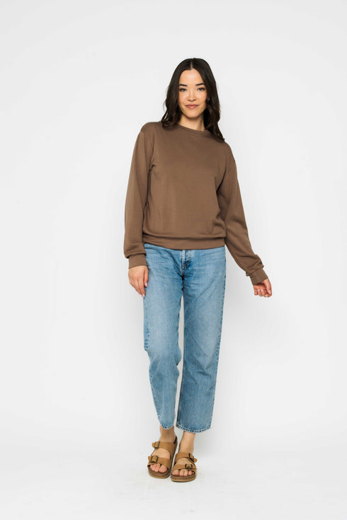 Jenna-Luxe Fleece Crew